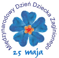Logo międzynarodowego dnia dziecka zaginionego.