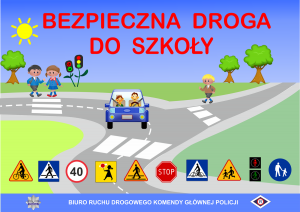 Logotyp Bezpieczna droga do szkoły