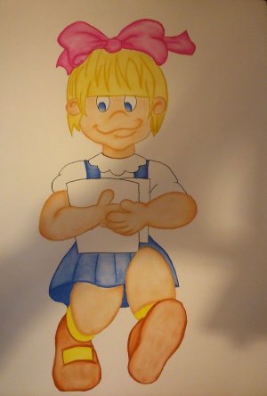 Obrazek przedstawiający dziewczynkę