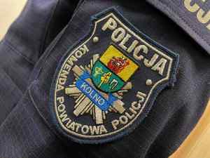 Emblemat kolneńskiej Policji