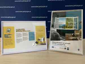 Ulotki informacyjne akcji Stop włamaniom do domów