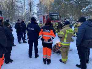 Szkolenie z zakresu poszukiwań osób zaginionych z udziałem strażaków, policjantów i wolontariuszy Kolneńskiej Grupy Pierwszej Pomocy