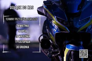 Przyjęcia do służby w Policji planowane są w terminach: 2 kwietnia, 9 lipca, 16 września, 17 listopada, 30 grudnia.