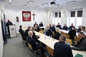 odprawa roczna w KPP Kolno