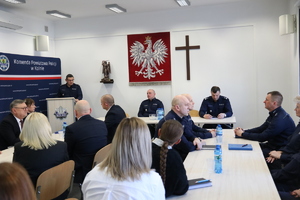 odprawa roczna w KPP Kolno